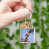 Retikulierte Giraffe Schlüsselanhänger (Hand)
