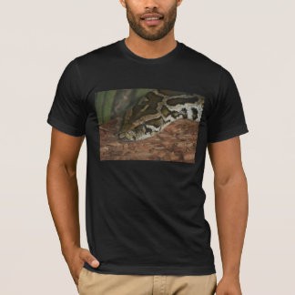 Retikulierte Pythonschlange-Kopf-T-Shirt T-Shirt