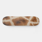 Retikuliertes Giraffen-Muster-wildes Skateboard (Horizontal)