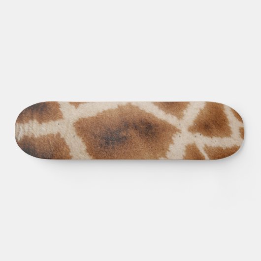 Retikuliertes Giraffen-Muster-wildes Skateboard (Horizontal)