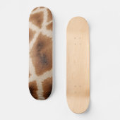 Retikuliertes Giraffen-Muster-wildes Skateboard (Vorderseite)