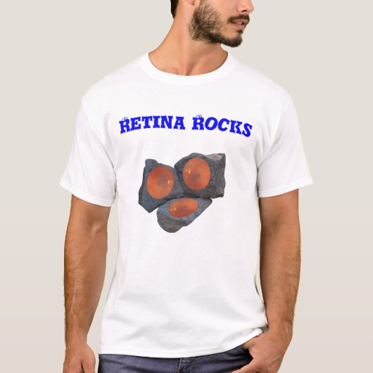 Retina Rocks Mens T - Shirt (Vorderseite)