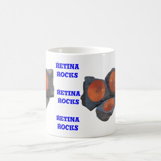 Retina Rocks Tasse (Mittel)