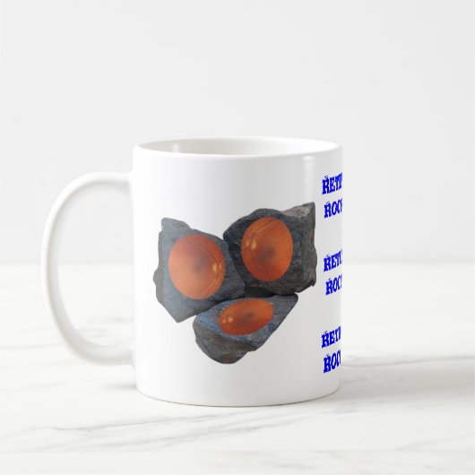 Retina Rocks Tasse (Links)