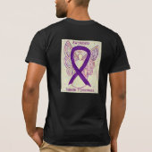 Retinitis Pigmentosa Awareness Ribbon Angel Shirts (Rückseite)
