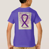 Retinitis Pigmentosa Awareness Ribbon Angel T-Shir T-Shirt (Rückseite)