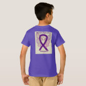 Retinitis Pigmentosa Awareness Ribbon Angel T-Shir T-Shirt (Schwarz voll)