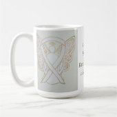 Retinoblastoma Awareness Ribbon Engel Custom Tasse (Links)