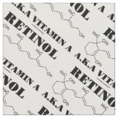 Retinol A.K.A. Vitamin A Chemisches Molekül Stoff (Nahaufnahme)