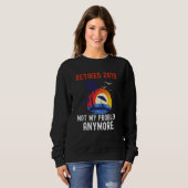 RETIRED 2019 NOT MY PROBLEM ANYMORE RETRO  RETIREM SWEATSHIRT (Vorne ganz)
