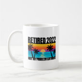 Retired 2022 Retirement Gift For Men & Women Funny Kaffeetasse (Links)