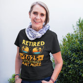 Retired 2025 Not My Problem any more Glasses Tri-Blend Shirt