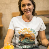 Retired 2025 Not My Problem any more Tri-Blend Shirt