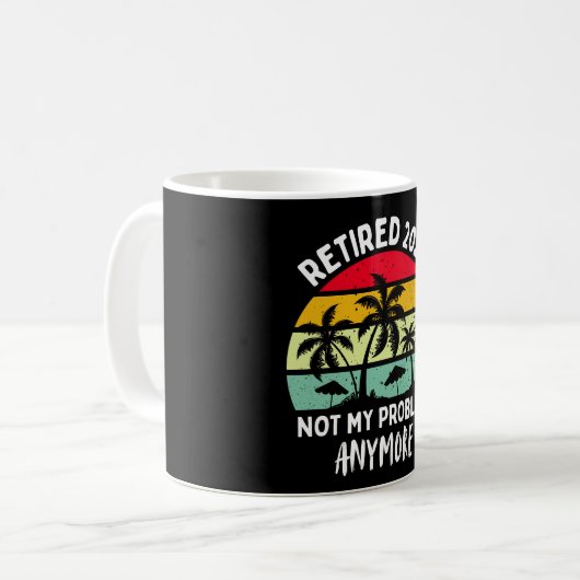retired 2028 not my problem anymore kaffeetasse (Vorderseite Links)