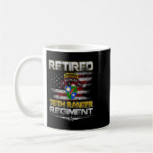 Retired 75th Ranger Regiment Veteran Patriotic Dad Kaffeetasse (Links)