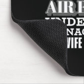 Retired Air Force Under New Management Retirement Mousepad (Ecke)