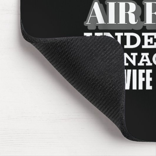 Retired Air Force Under New Management Retirement Mousepad (Ecke)