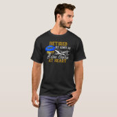 Retired Airline Captain Pilot Retirement T-Shirt (Vorne ganz)