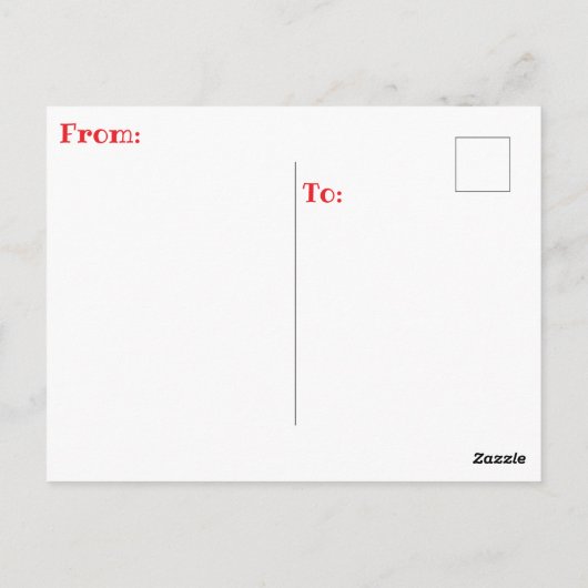 " RETIRED and HAPPY " Postkarte (Rückseite)