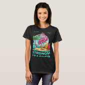 Retired Astronomy Teacher Flamingo T-Shirt (Vorne ganz)