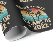 Retired banker class of 2022 geschenkpapier (Rolleneckpunkt)