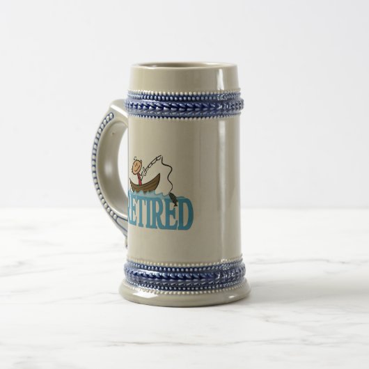 Retired Bierglas (Vorderseite Links)