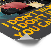 Retired Black Cat Coffee Funny Retirement 2026 Wom Poster (Ecke)