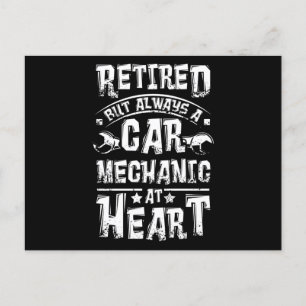 Retired Car Mechanic Postkarte