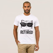 RETIRED CAT T - SHIRT FUNNY (Vorne ganz)