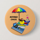 Retired Chick Button (Vorderseite)