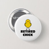 Retired Chick Button (Vorne & Hinten)