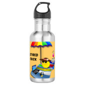 Retired Chick Edelstahlflasche (Vorderseite)