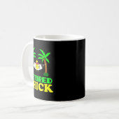 Retired Chick Humor Funny Retirement Party Gift Ne Kaffeetasse (Vorderseite Links)