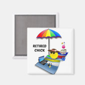 Retired Chick Magnet (Vorderseite/Rückseite)