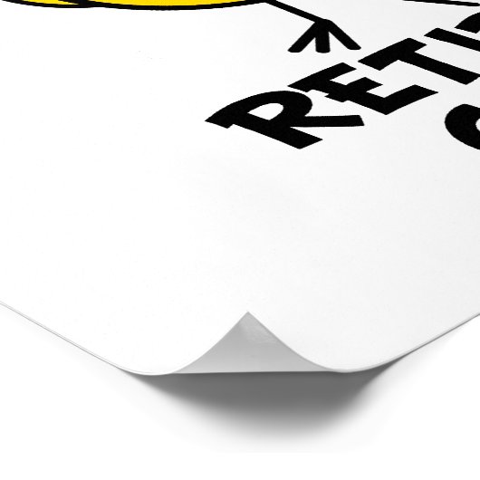 Retired Chick Poster (Ecke)