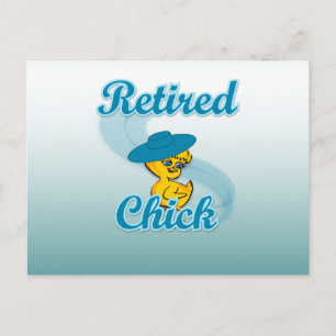 Retired Chick Postkarte