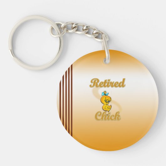 Retired Chick Schlüsselanhänger (Vorderseite)