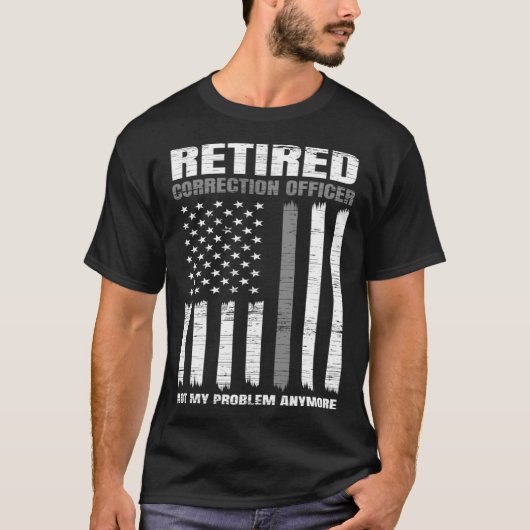 Retired Correction Officer Retirement US American  T-Shirt (Vorderseite)