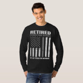 Retired Correction Officer Retirement US American  T-Shirt (Vorne ganz)