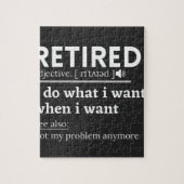 retired definition, funny retirement, retired puzzle (Vertikal)