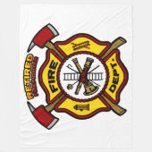 RETIRED FIREFIGHTER FLEECEDECKE (Vorderseite)