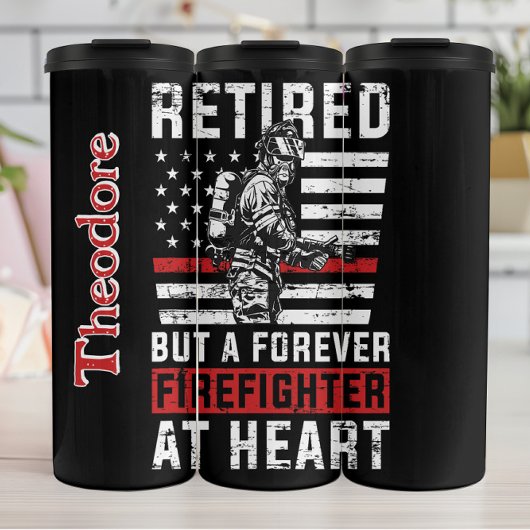 Retired Firefighter Still A Hero Thermosbecher