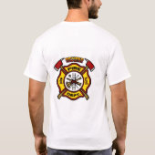 RETIRED FIREFIGHTER T-Shirt (Rückseite)