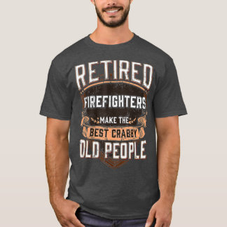 Retired Fireman Funny Firefighter Retirement T-Shirt
