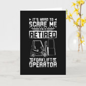 Retired Forklift Driver Karte (Gelbe Blume)