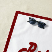 retired, free to do whatever my wife wants strandtuch (Beispiel)