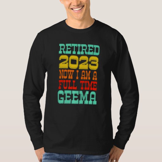 Retired Geema 2023 T-Shirt (Vorderseite)