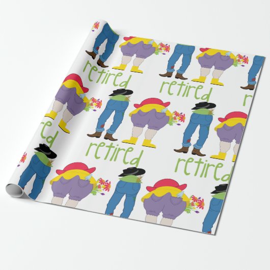 Retired Geschenkpapier (Ungerollt)
