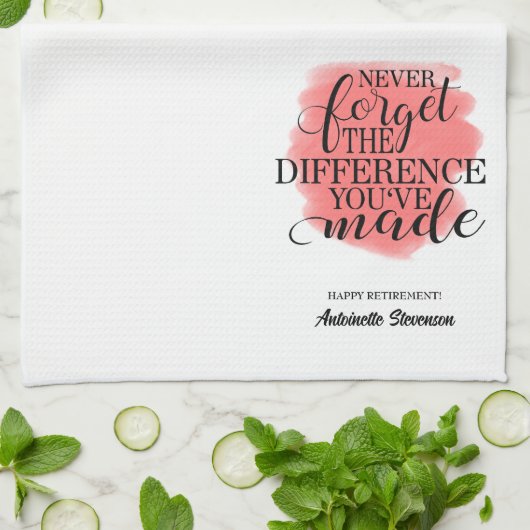 Retired Geschirrtuch (Gefaltet)