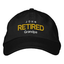RETIRED GRANDPA Personalisiert anpassbarer Hut V07